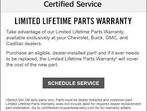 Limited Lifetime Parts Warranty