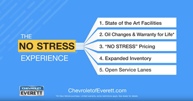 No Stress Experience at Chevrolet of Everett
