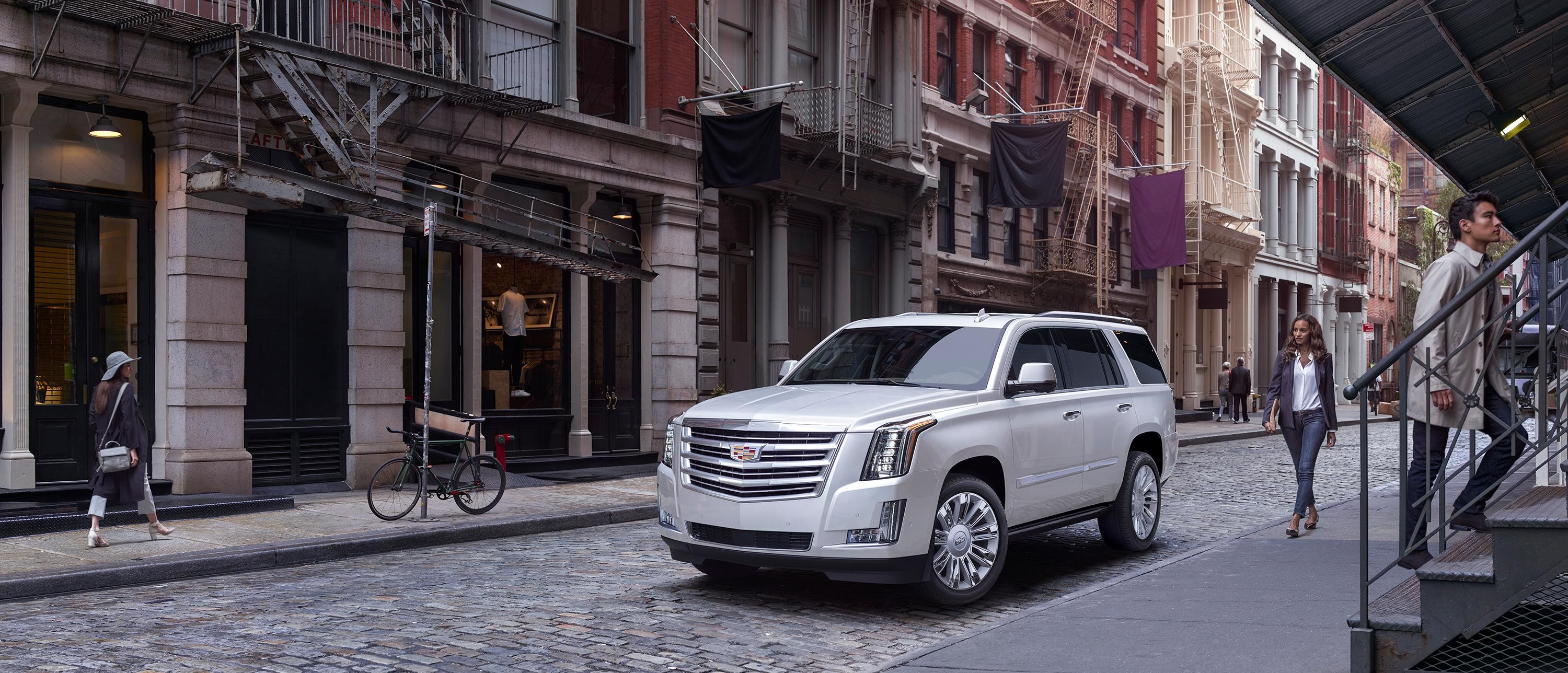 2018 Cadillac Escalade | Lifestyle | Downtown background