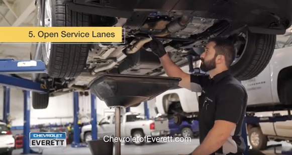 Chevrolet of Everett Open Service Lanes
