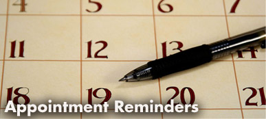 APPOINTMENT REMINDERS