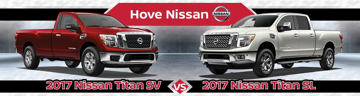 2017 Nissan TITAN Models | S vs. SV vs. SL vs. PRO-4X vs. Platinum Reserve