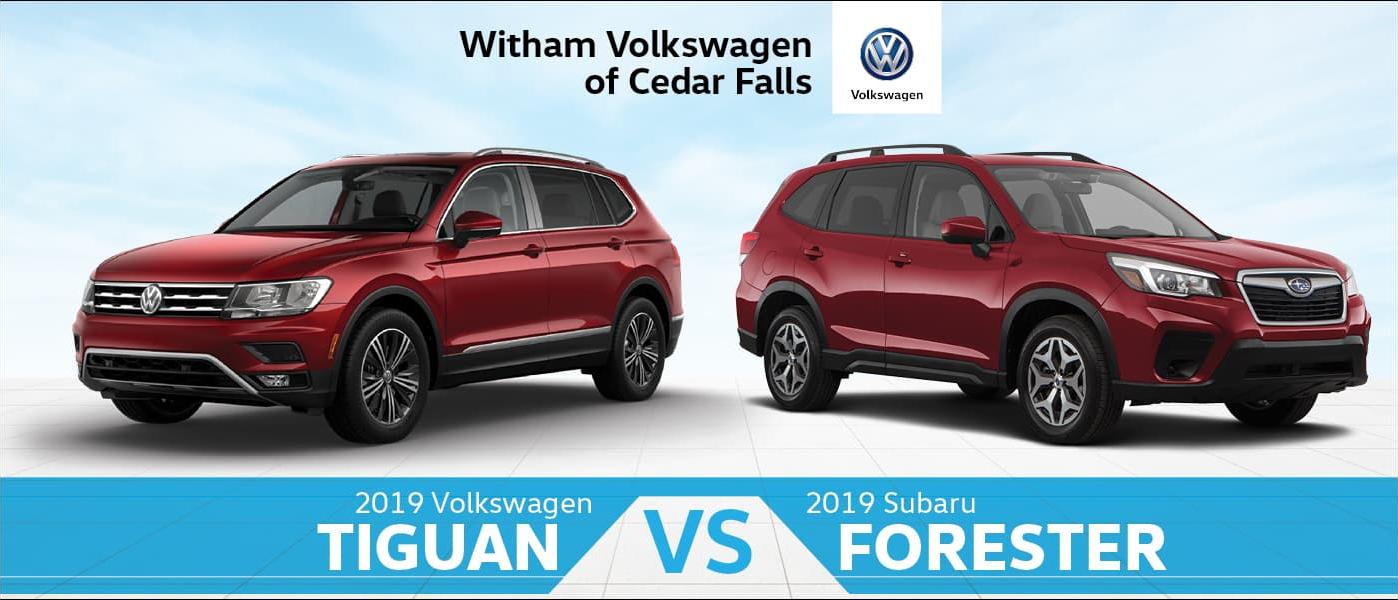 2019 Volkswagen Tiguan vs. Subaru Forester SUV Comparison