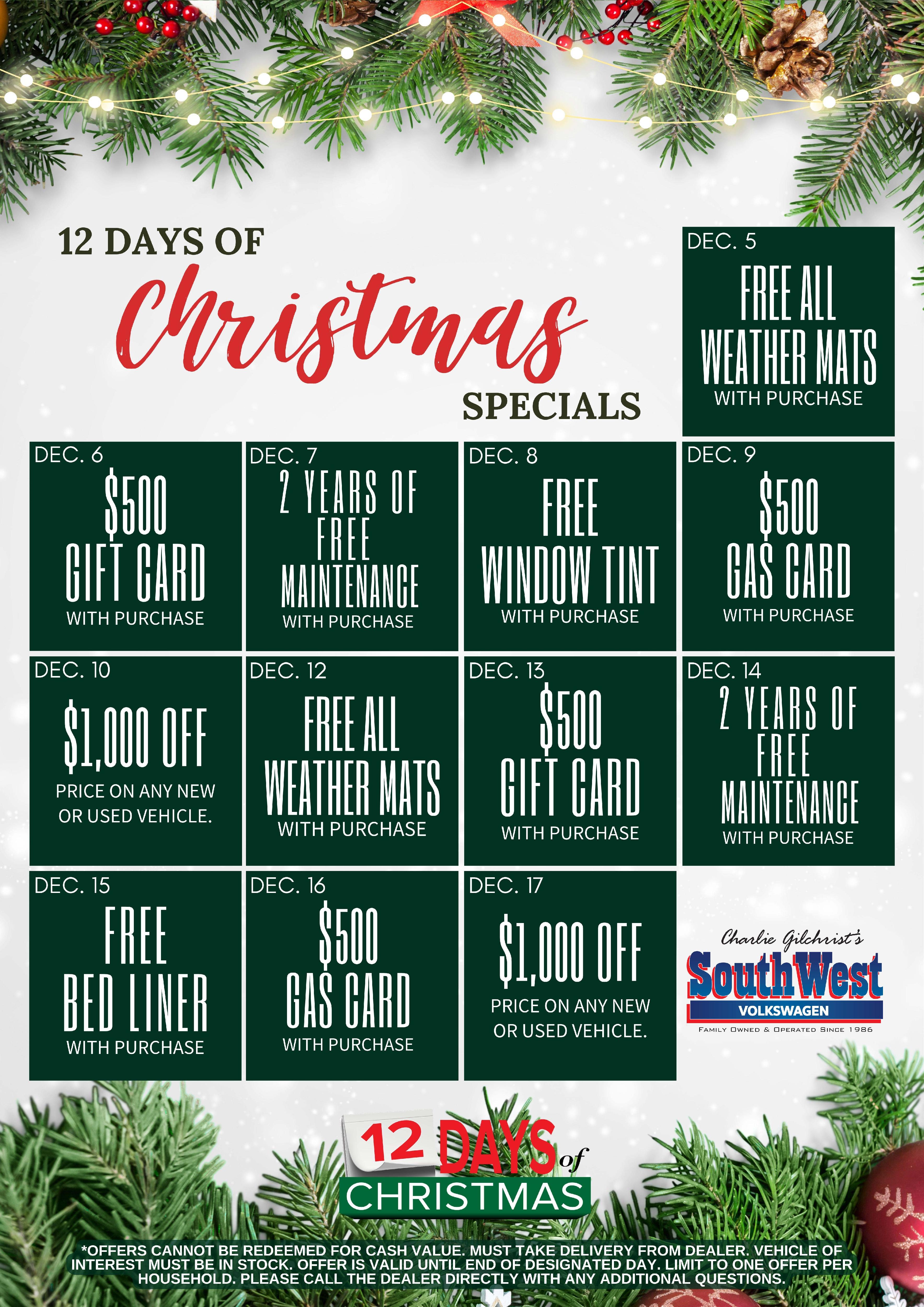 12 Days of Christmas Specials